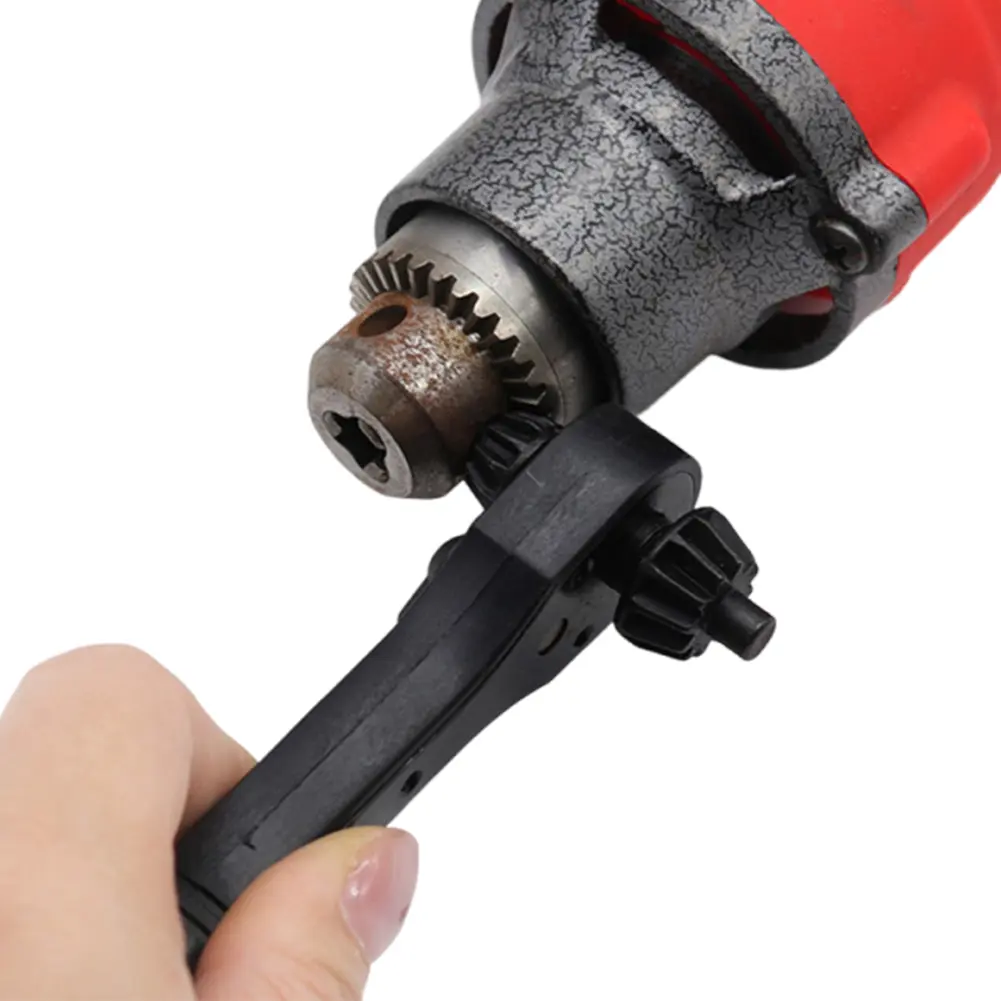 Drill Chuck Ratchet Spanner Wear Resist Chuck Key Replacement Tool Multi-Function Clamping Tool for Electric Drills Power Tools