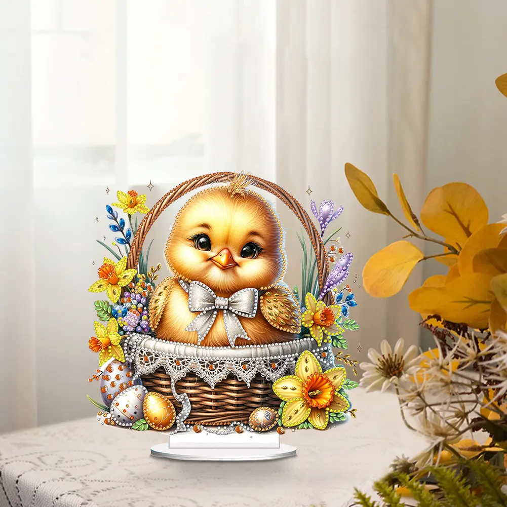 Creative Easter Table Top Diamond Painting Ornament Kits Rabbit Lamb Chick Egg Special Shape Desktop Diamond Art Kits Home Decor