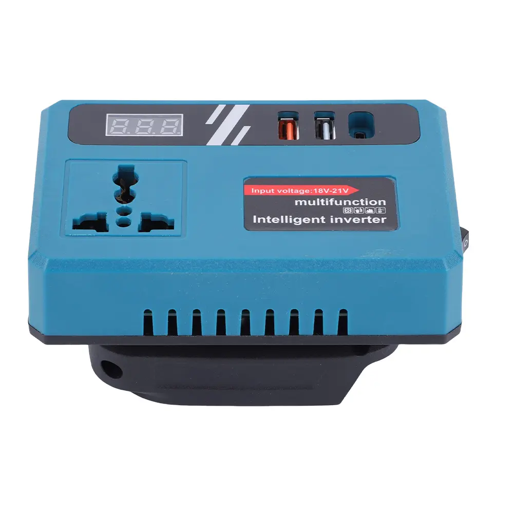 120W Power Inverter DC 18-21V To AC 220V Inverter Electric Tool Battery Inverter Outdoor Operation Inverter for Makita Battery