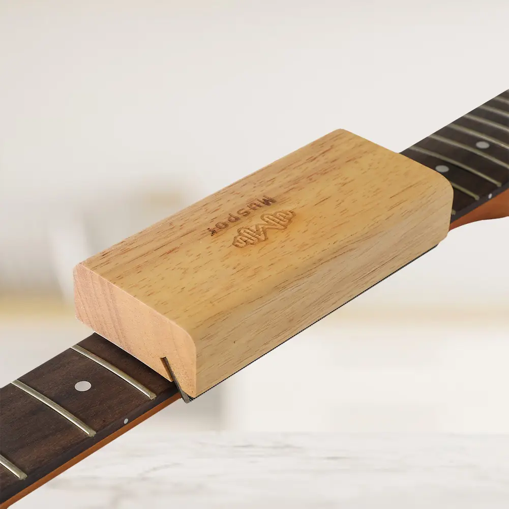 35/90 Degree Wooden Guitar Fret Crowning File Guitar Fret Crowning End Bevel File for Guitar Bass Fret End Dressing