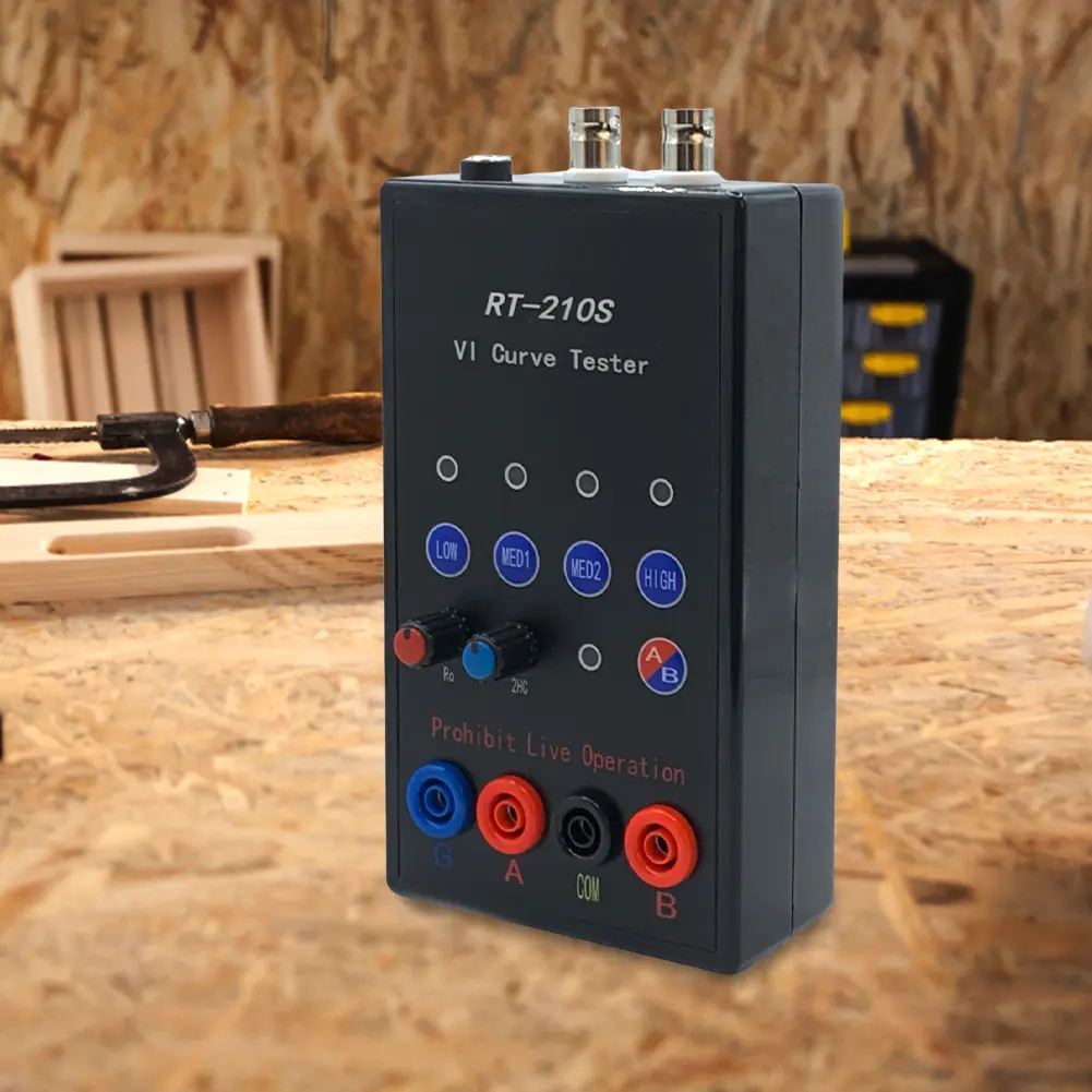 RT-210S VI Curve Tester Dual Channel Simultaneous Display Portable VI Curve Tester Circuit Board Test Device 4 Gear Frequency