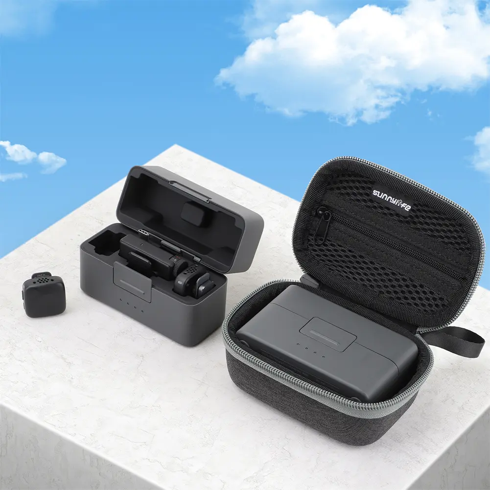 Outdoor Travel Storage Case Wireless Microphone Portable Protection Box Protective Case for DJI Mic Mini Wireless Microphone