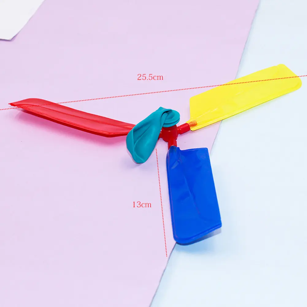 1 Set Outdoor Flying Balloon with Whistle Exercise Hands-on Ability Happy Flying Ball Balloon Aircraft for Easter Basket Fillers
