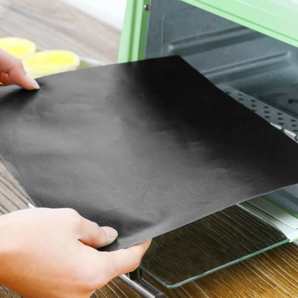 5-10pcs Reuse Non-stick BBQ Grill Mat Kitchen BBQ Tool Heat Resistant Outdoor Picnic Safe Oven Barbecue Baking Party Pad 40*50CM