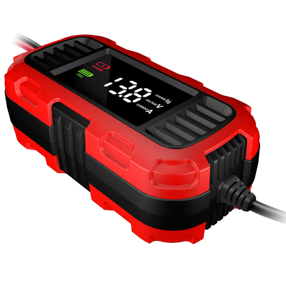 12V 2A Motorcycle Battery Charger Battery Trickle Charger Maintainer Fully Automatic Battery Charger for Motorcycle Batteries
