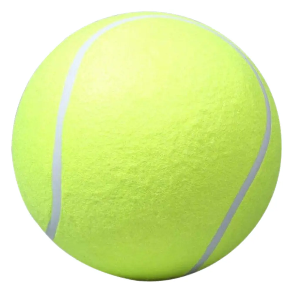 9.5 Inch Dog Tennis Ball Giant Pet Toys Big Inflatable Tennis Ball Dog Chewing Toy Giant Tennis Ball Pet Dog Interactive Toys