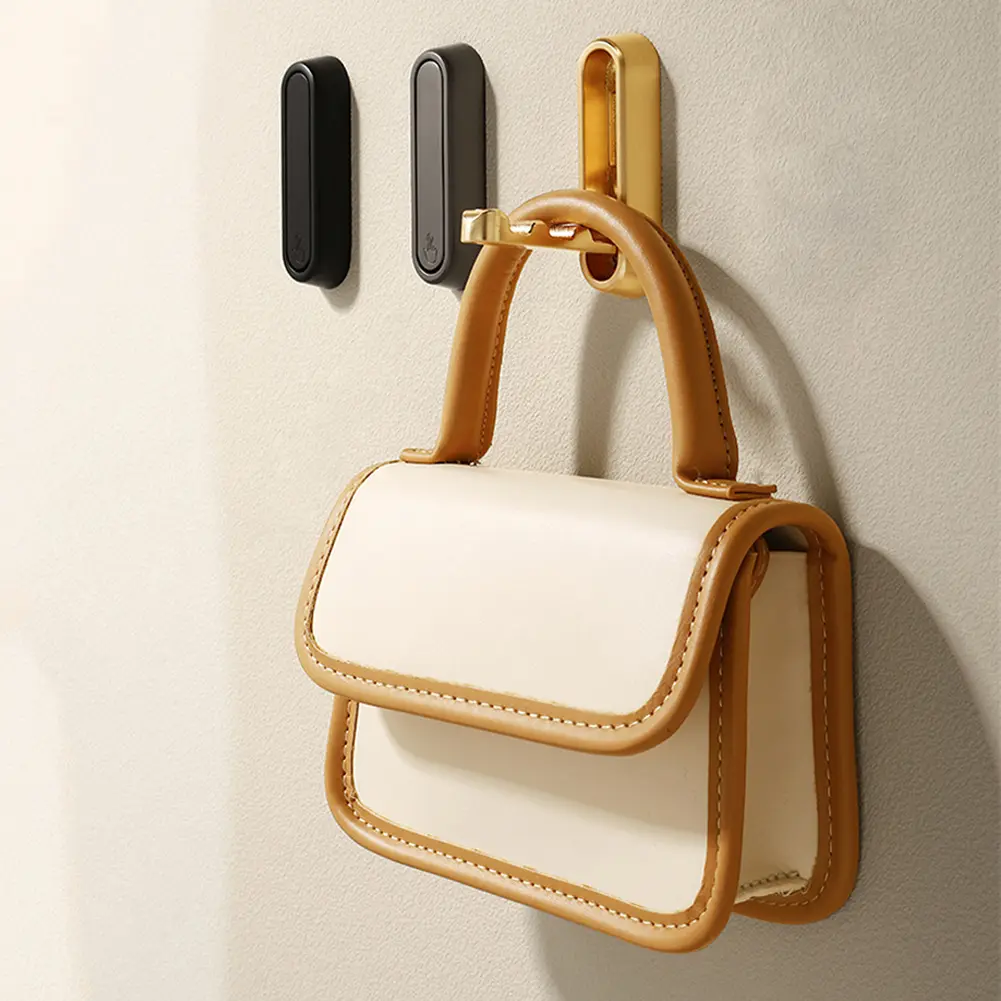 4 Pcs Foldable Wall Hook Towel Hanger Zinc Alloy Door Clothes Coat Hat Bags Hanger Robe Hook Coat Rack for Home Kitchen Bathroom