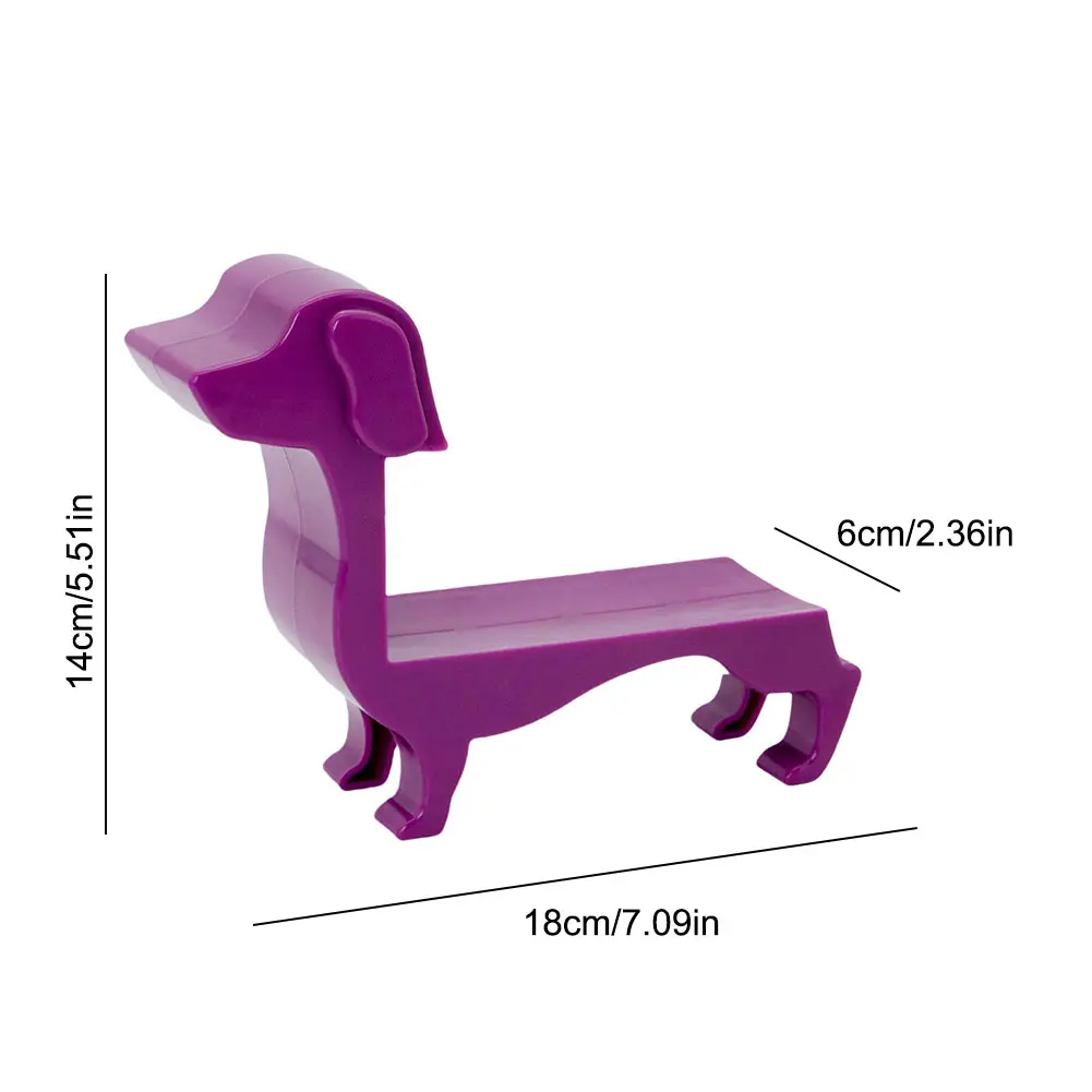 Dachshund Wine Bottle Holder Red Wine Organizer Rack Tabletop Decorative Wine Bottle Holder Gift for Dog Lovers