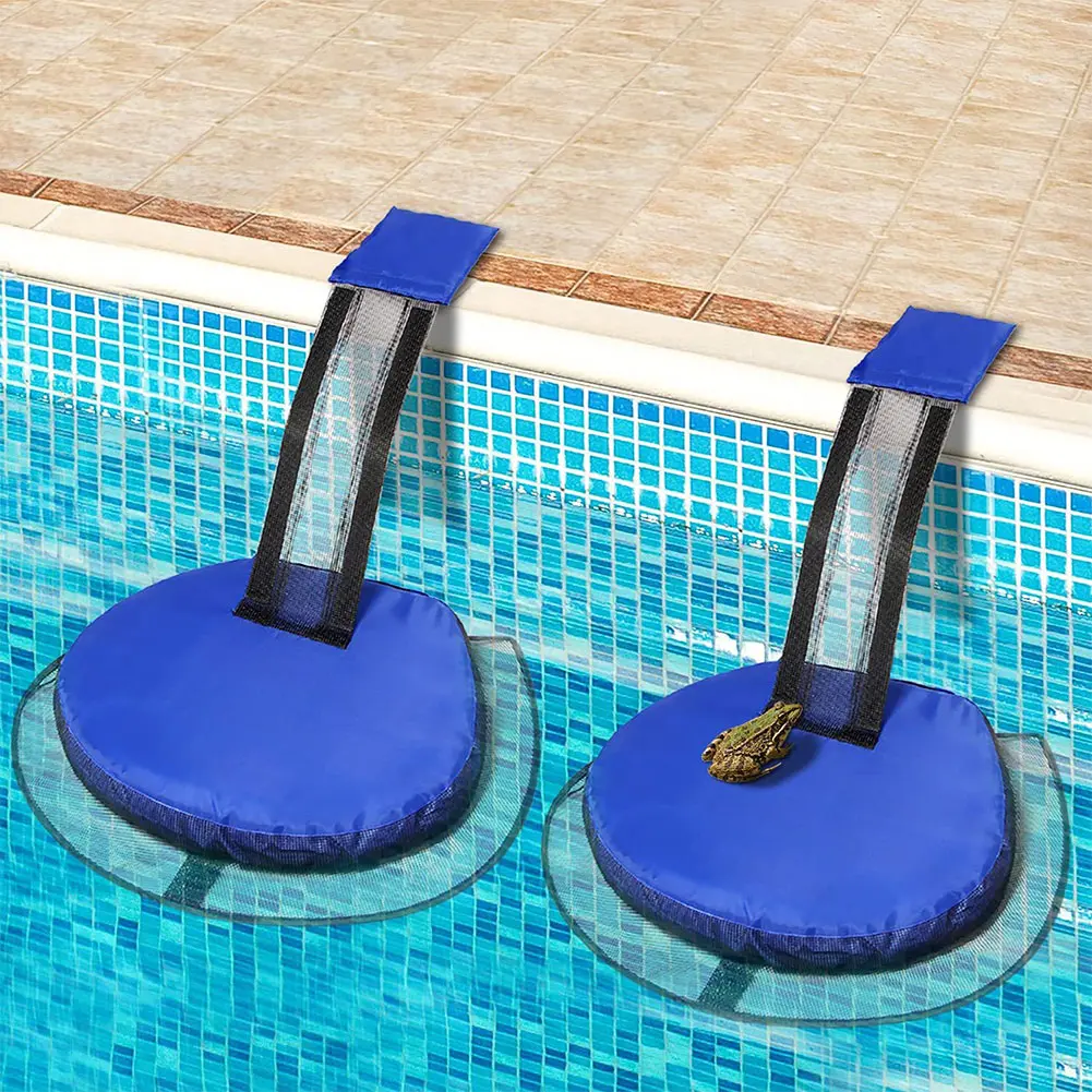 1pcs Swimming Pool Small Animal Saving Escape Ramp Frog Escape Ramp Frog Saver Frog Bird Saving Pads Ladder for Outdoor Pooling