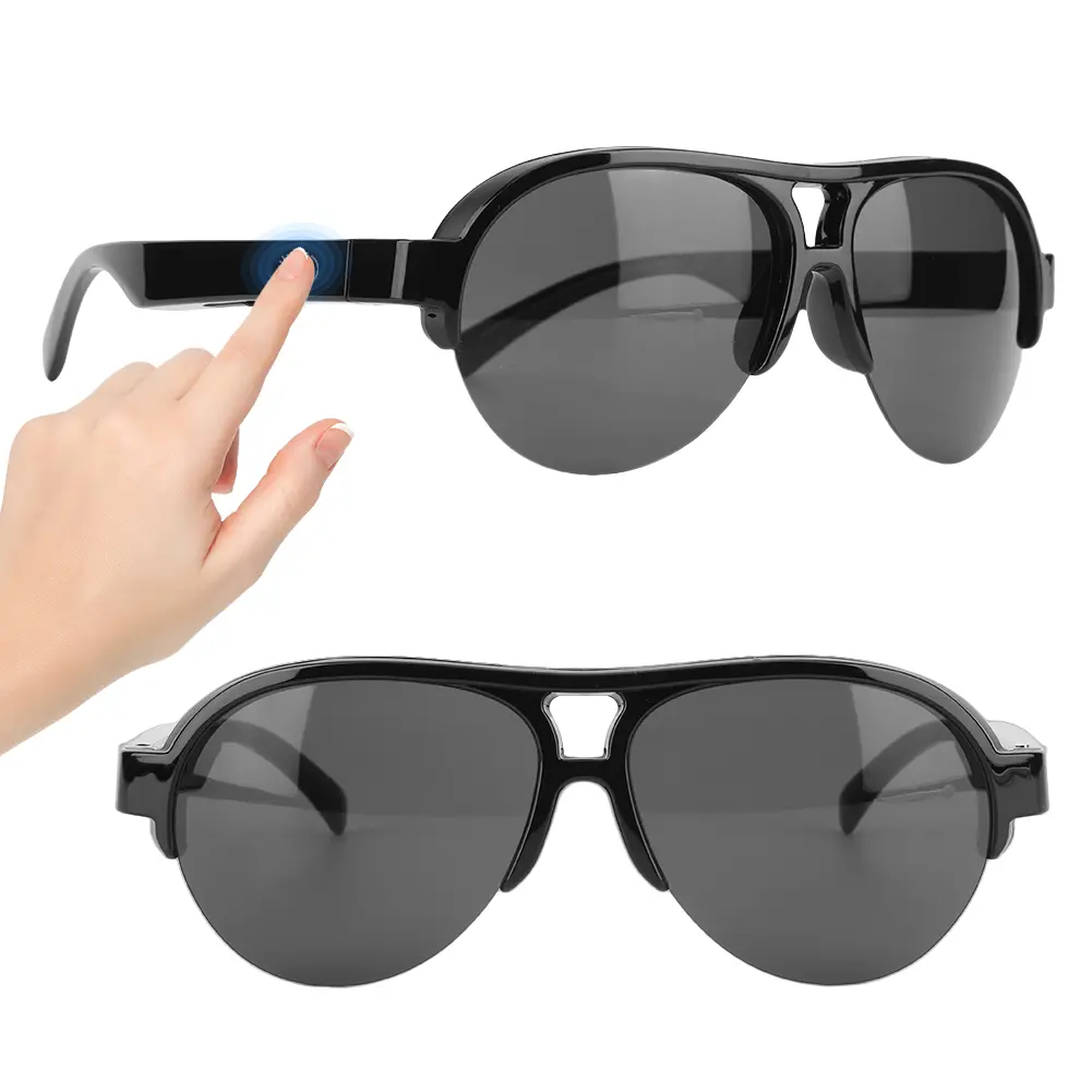 144 Languages Smart Glasses Translator UV Protection Translation Glasses Waterproof Smart Sunglasses Glasses for Android and iOS