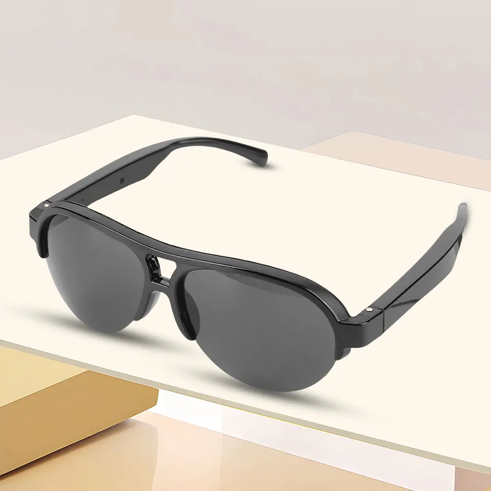 144 Languages Smart Glasses Translator UV Protection Translation Glasses Waterproof Smart Sunglasses Glasses for Android and iOS
