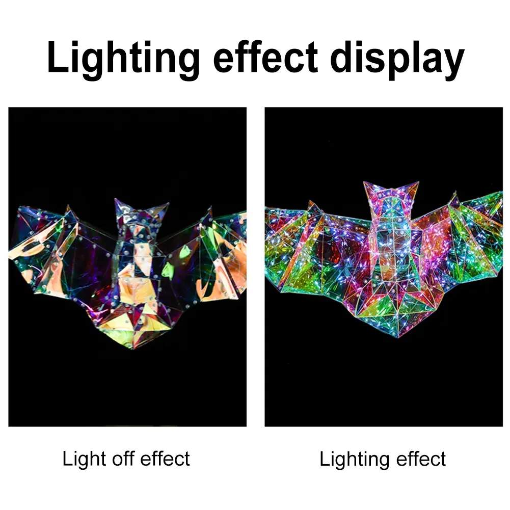 USB Iridescent Spooky Ghost/Pumpkin/Spider/Bat/Skull Gorgeous Shining LED Ghost Lights Halloween Decor Lights for Indoor Outdoor
