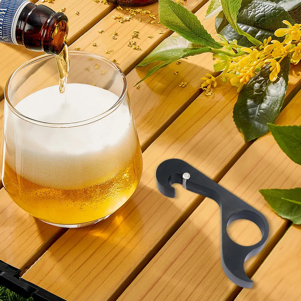 One-handed Bottle Opener Easy To Use Magnetic Bottle Opener Portable Beer Opener for Kitchen Bar Or Restaurant Gift for Men