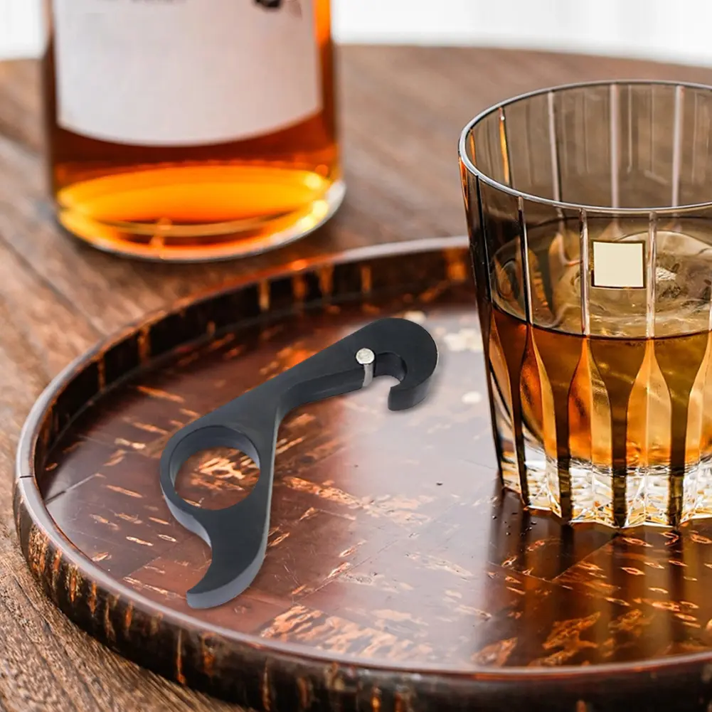 One-handed Bottle Opener Easy To Use Magnetic Bottle Opener Portable Beer Opener for Kitchen Bar Or Restaurant Gift for Men