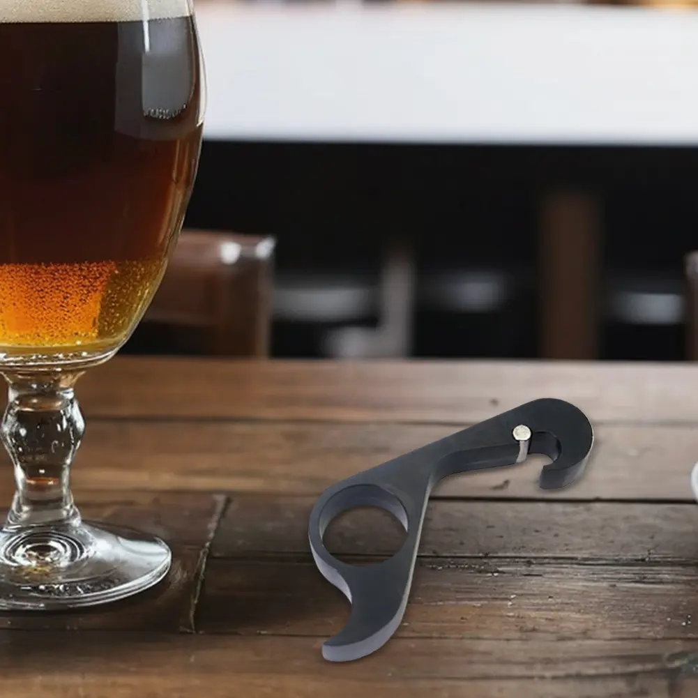 One-handed Bottle Opener Easy To Use Magnetic Bottle Opener Portable Beer Opener for Kitchen Bar Or Restaurant Gift for Men