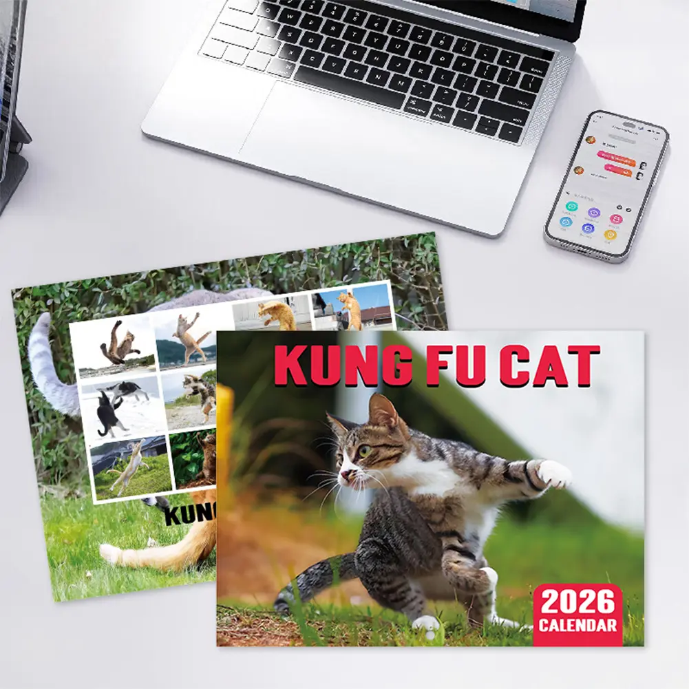 2026 Wall Calendar 12-Month Calendar Year Monthly Planner Agenda Schedule Organizer Funny Animal Calendar for Office Home Gifts
