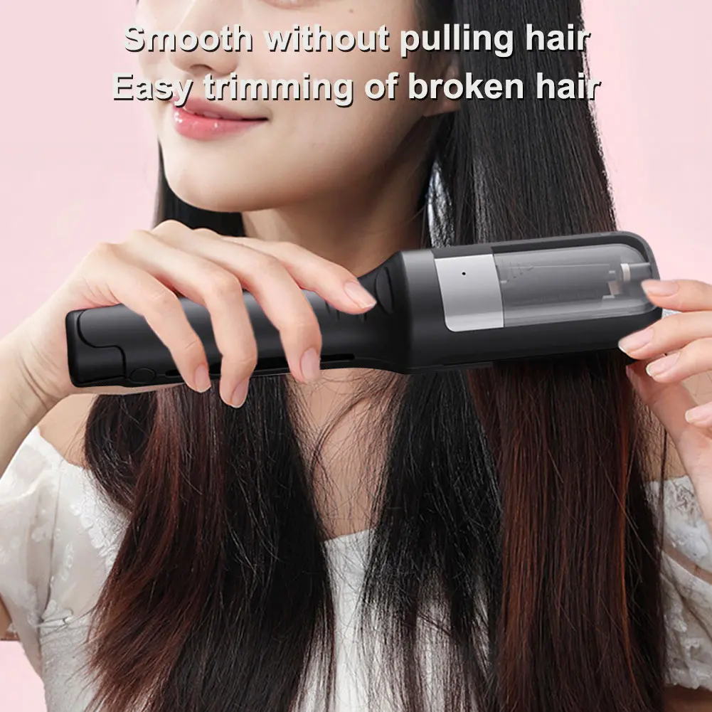 Hair End Trimmer Split Remover Rechargeable Professional Cordless Automatic Hair Cutting Machine for Women Dry Damaged Brittle