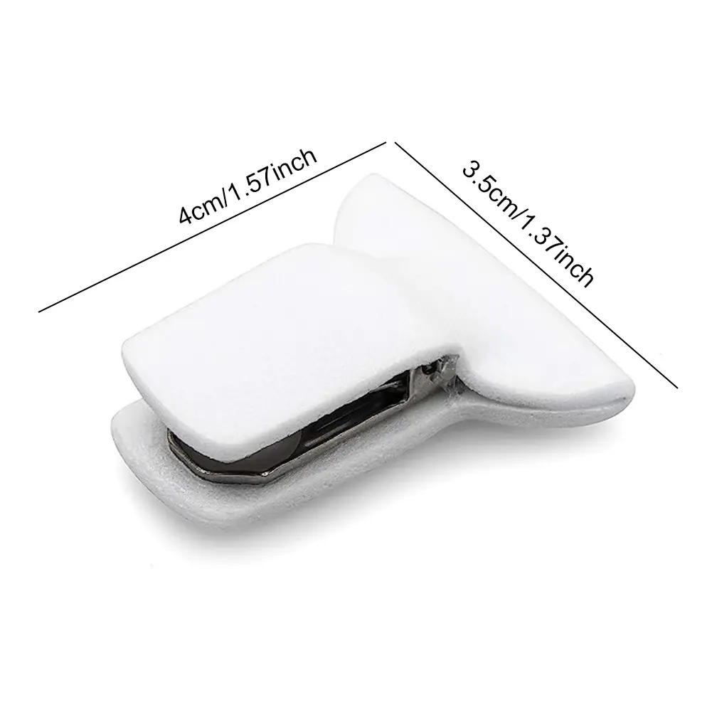 6/12Pack Padded Comforter Clips White Padded Duvet Clips Comforter Fasteners Prevents Comforters From Moving Inside Duvet Cover