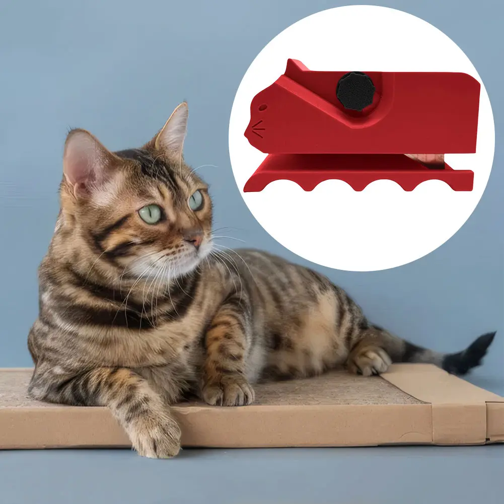 Creative Cardboard Cutter DIY Tool Cardboard Recycle Tool Cartoon 3D Printing Cardboard Strip Stripper Cute Scratcher Cat Suppli