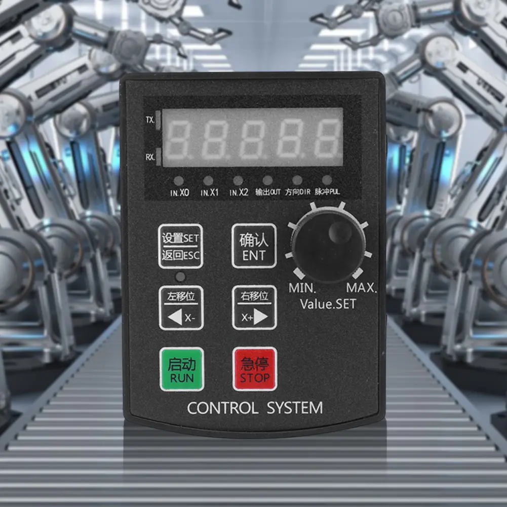 HF020 5 Digit Display Limit Communication Motion Control Board DC12-24V 85KHz Stepper Servo Preset Motion Control Module Panel