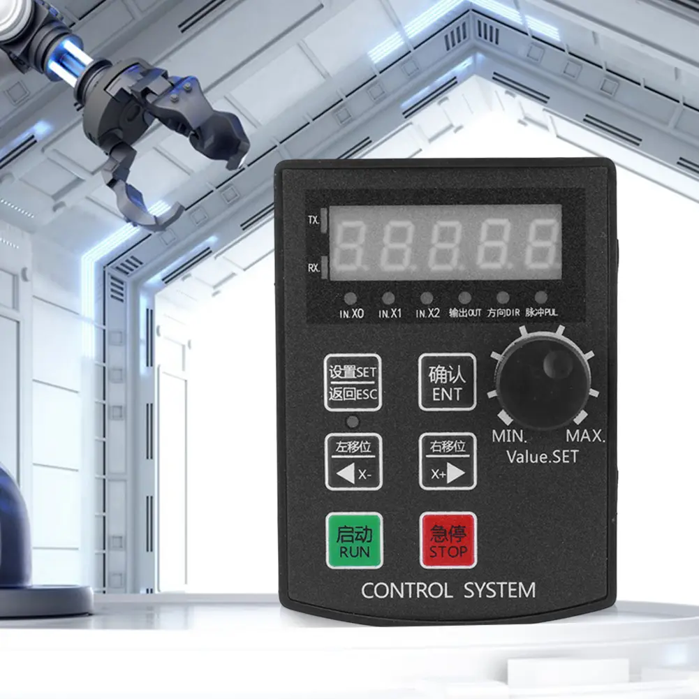 HF020 5 Digit Display Limit Communication Motion Control Board DC12-24V 85KHz Stepper Servo Preset Motion Control Module Panel