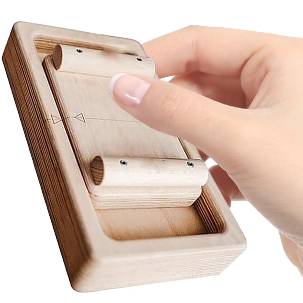 Wooden Finger Exerciser Finger Competition Board Interactive Hand Exerciser Toy Multi-Function Finger Gripper for Climbing Gym