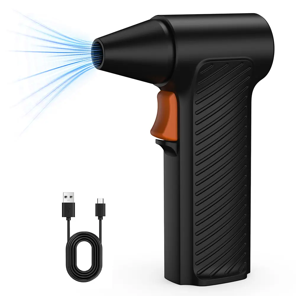 110000RPM Mini Turbo Jet Fan 29mm Brushless Motor Portable Dust Blower Dusting Hair Dryer for Computer Keyboard Outdoor Car Home