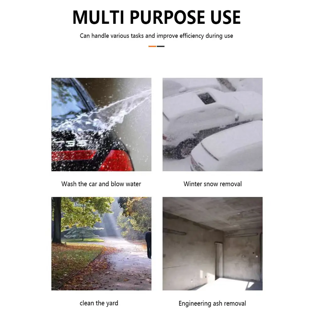 X64 Violent Turbo Jet Blower Thrust 1.6kg 64mm Brushless Motor 1100W Powerful Turbo Jet Fan  Handheld Duct Fan Violent Turbo Fan