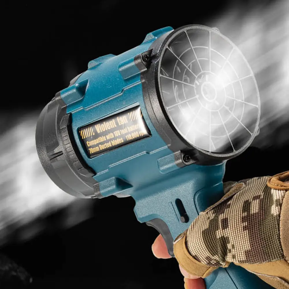 Turbo Fan Turbine Jet Blower Adjustable Wind Speed Electric Air Duster 1000W Powerful Air Blower for Computer Keyboard