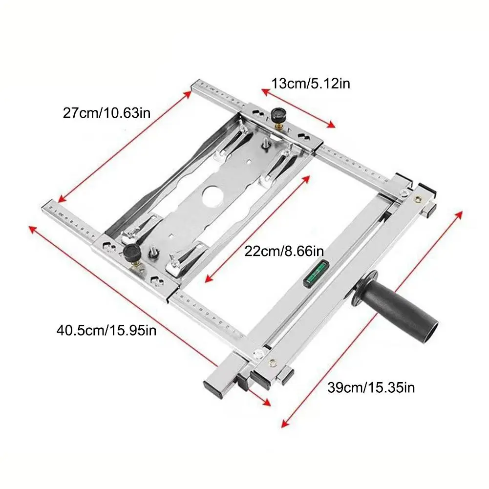 Cutting Guide Rail Milling Quick Positioning Backing Board Cutting Machine Cutting Board Multifunction Tools