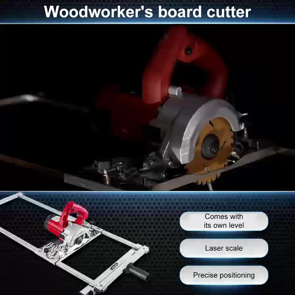 Cutting Guide Rail Milling Quick Positioning Backing Board Cutting Machine Cutting Board Multifunction Tools