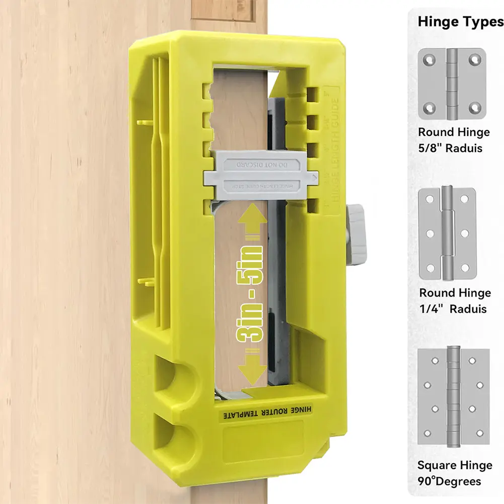 Door Hinge Jig Door Hinge Mortiser Door Hinge Router Template Hinge Tool for Door Hinge From 3Inch To 5Inch Length