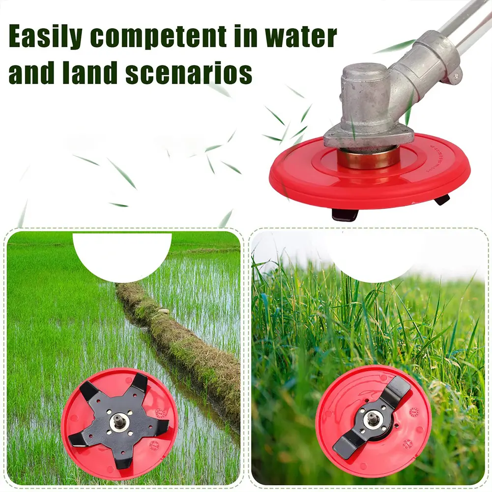 Dual-use Weeder Plate Blades Weed Eater Blades Weed Trimmer Blades Weeding Disc for Trimmers Gardening Lawn Mower Grass