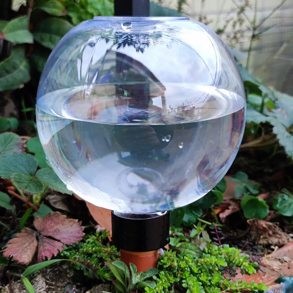2/4Pcs Automatic Watering Globes 500ML Transparent Plant Self Watering Bulbs Drip Irrigation System Plastic Water Seepage Device