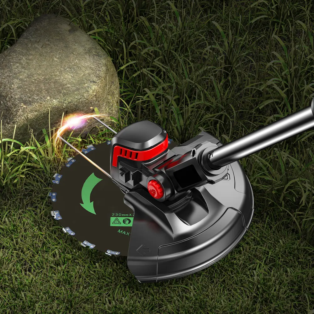 9 Inch Grass Brush Cutter 10000 RPM Steel Grass Trimmer Head Rust Proof 14/20-Tooth Disc Blade for Lawn Mover Head Weed Removers