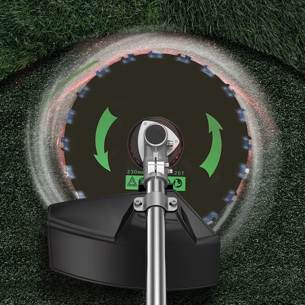 9 Inch Grass Brush Cutter 10000 RPM Steel Grass Trimmer Head Rust Proof 14/20-Tooth Disc Blade for Lawn Mover Head Weed Removers