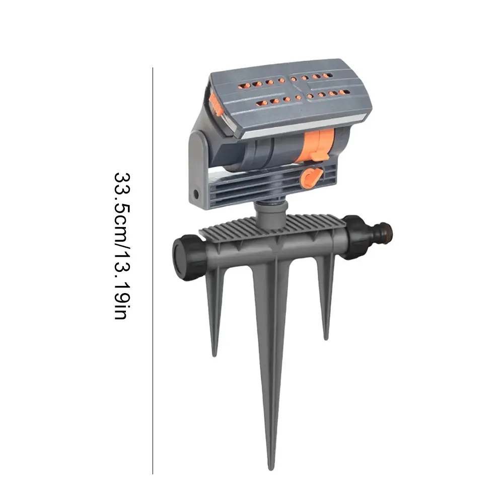 16 Nozzles Oscillating Sprinkler Garden Sprinkler Adjustable Width Range and Flow Rate Lawn Sprinkler for Yard Yard Garden Farm