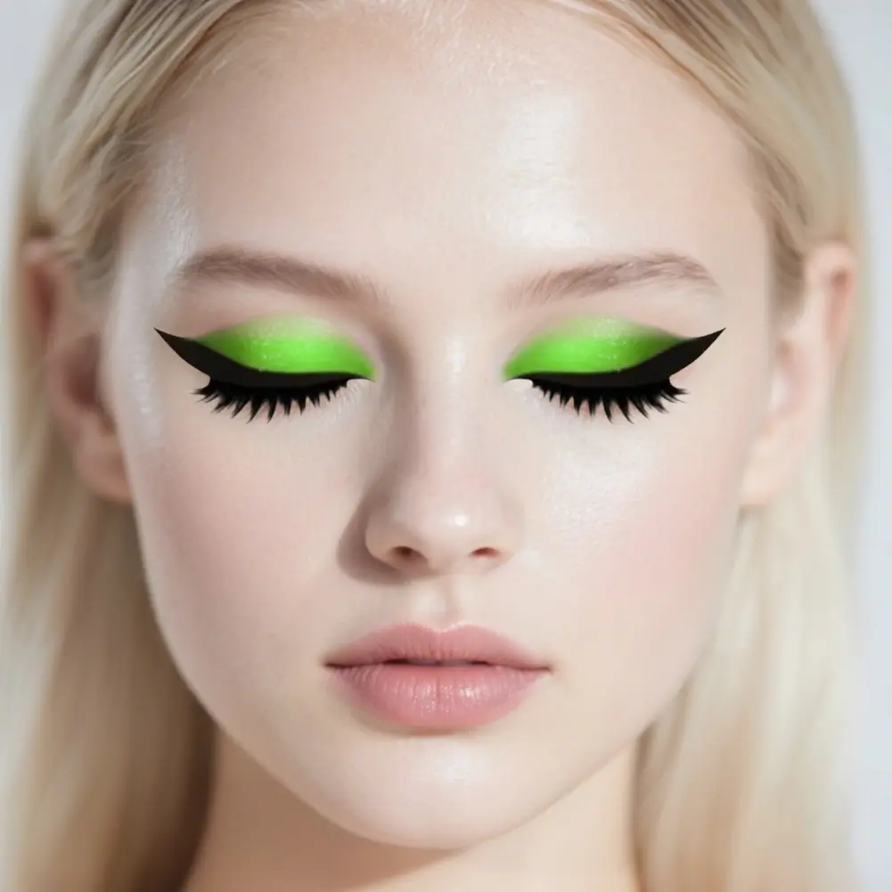 Lazy Eye Shadow Eyelash Patches Self-adhesive Eyeliner Eyeshadow Stickers Reusable Instant Eyeshadow Stickers for All Eye Shapes