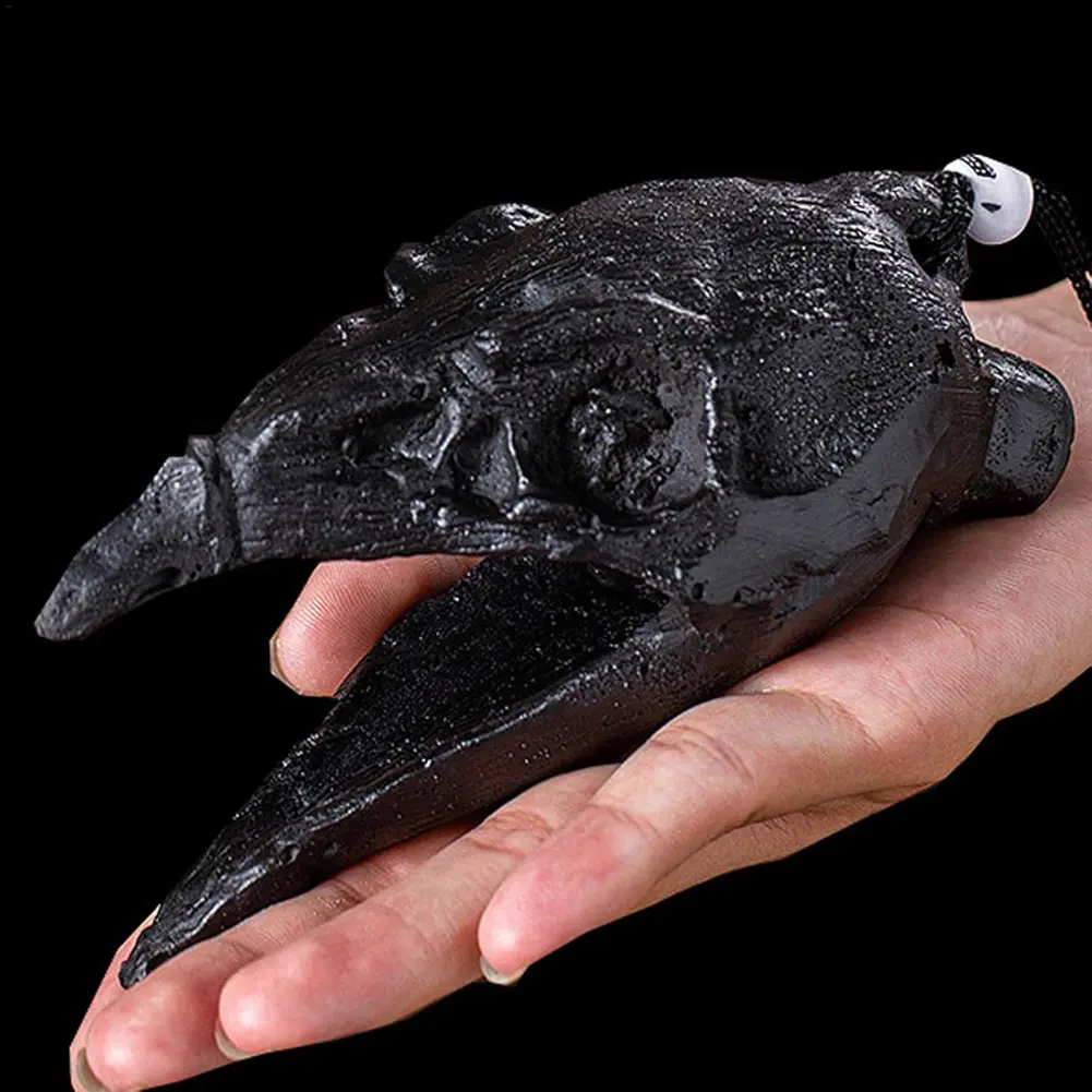 Halloween Crow Beak Death Whistle with Strange Sound Real Screaming Whistle Death Whistle Loud Ornament for Modern