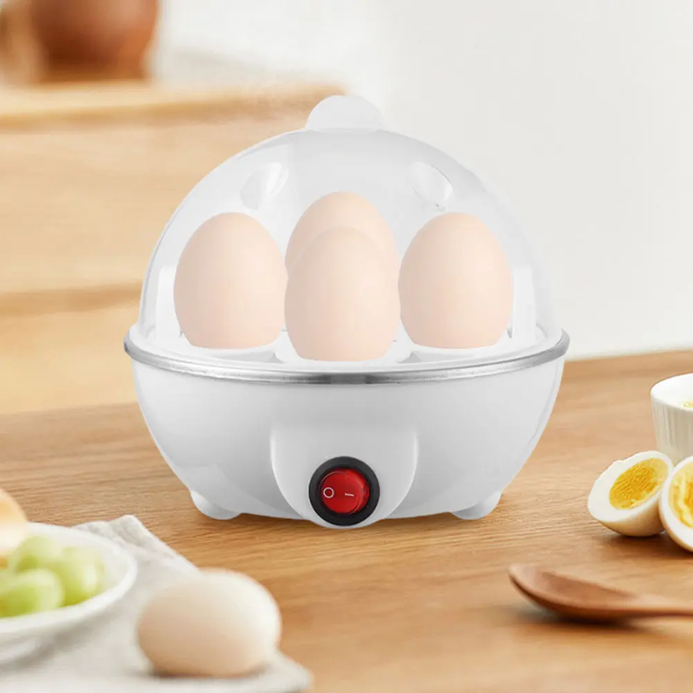 Egg Cooker 7 Egg Capacity Boiled Egg Machine Multi-Functional Smart Egg Maker Egg Poacher for Hard Soft Boiled Eggs