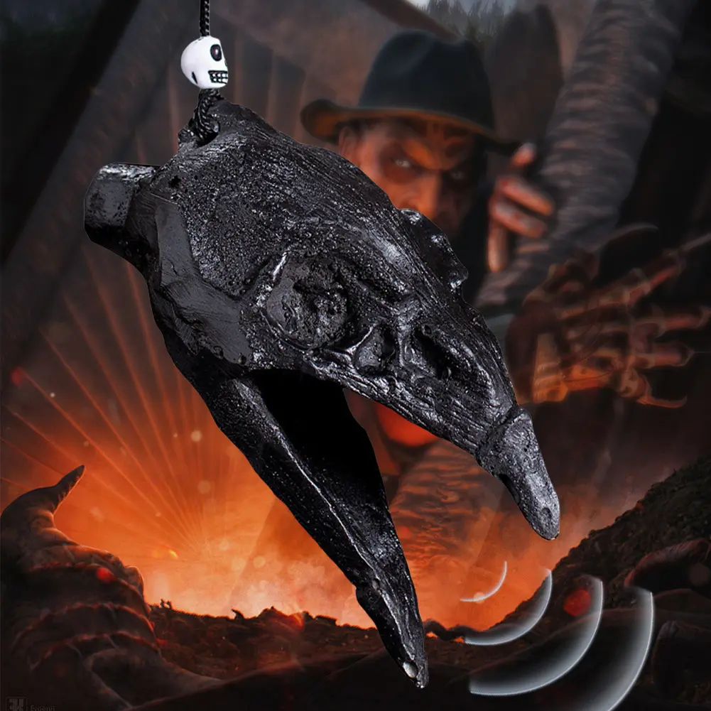 Halloween Crow Beak Death Whistle with Strange Sound Real Screaming Whistle Death Whistle Loud Ornament for Modern