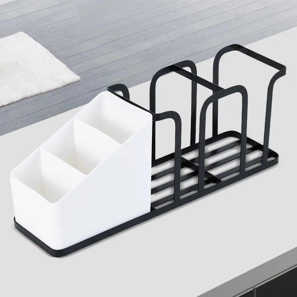 Coffee Tea Condiment Accessories Holder Multifunction Disposable Coffee Cup Holder Organizer for Kitchen Office Break Room