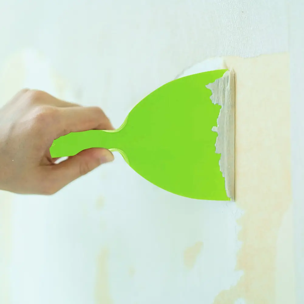 5 Pack Plastic Putty Spatula Set Wallpaper Scraper Car Painting Spatula Scrapers Putty Knife Set for Painter Wall Car Painting