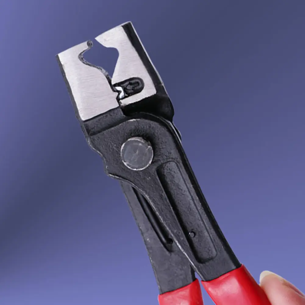 Collar Hose Clamp Clic-R Type Oil Pipe Flat Band Ring Pliers Hand-held Oil Hose Crimping Plier Car Disassembly Tool
