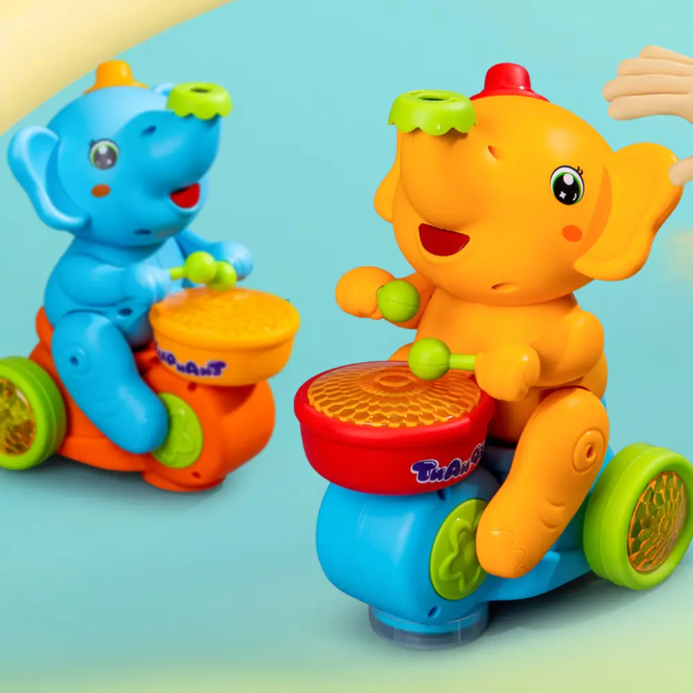 Drumming Elephant Toy Levitating Ball Toys Musical Elephant Toy Baby Musical Toys Christmas Birthday Gifts for Toddlers Aged 3+