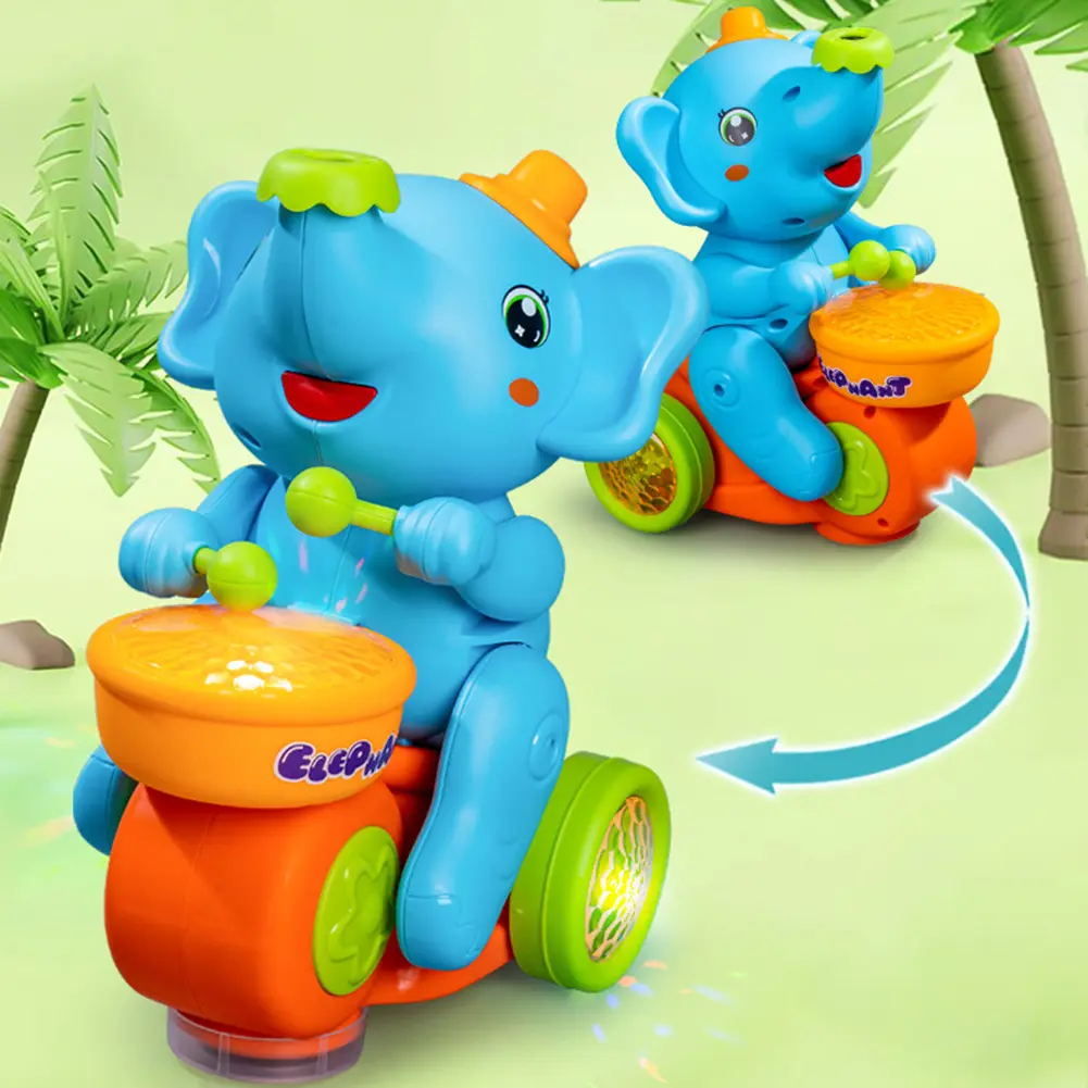 Drumming Elephant Toy Levitating Ball Toys Musical Elephant Toy Baby Musical Toys Christmas Birthday Gifts for Toddlers Aged 3+