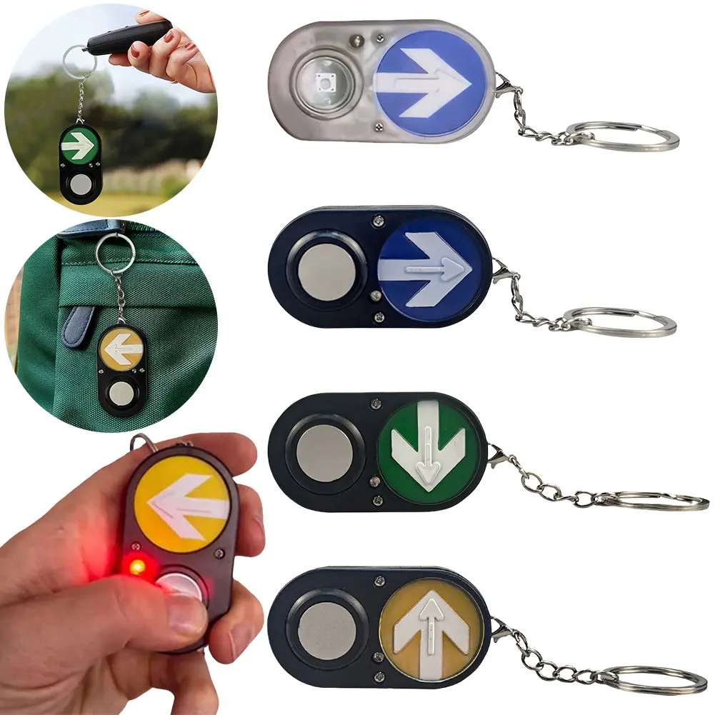 Australian Sidewalk Traffic Light Keychain Button Handheld Press To Make Sound Keychain Commemorative Gift Funny Sound Accessory