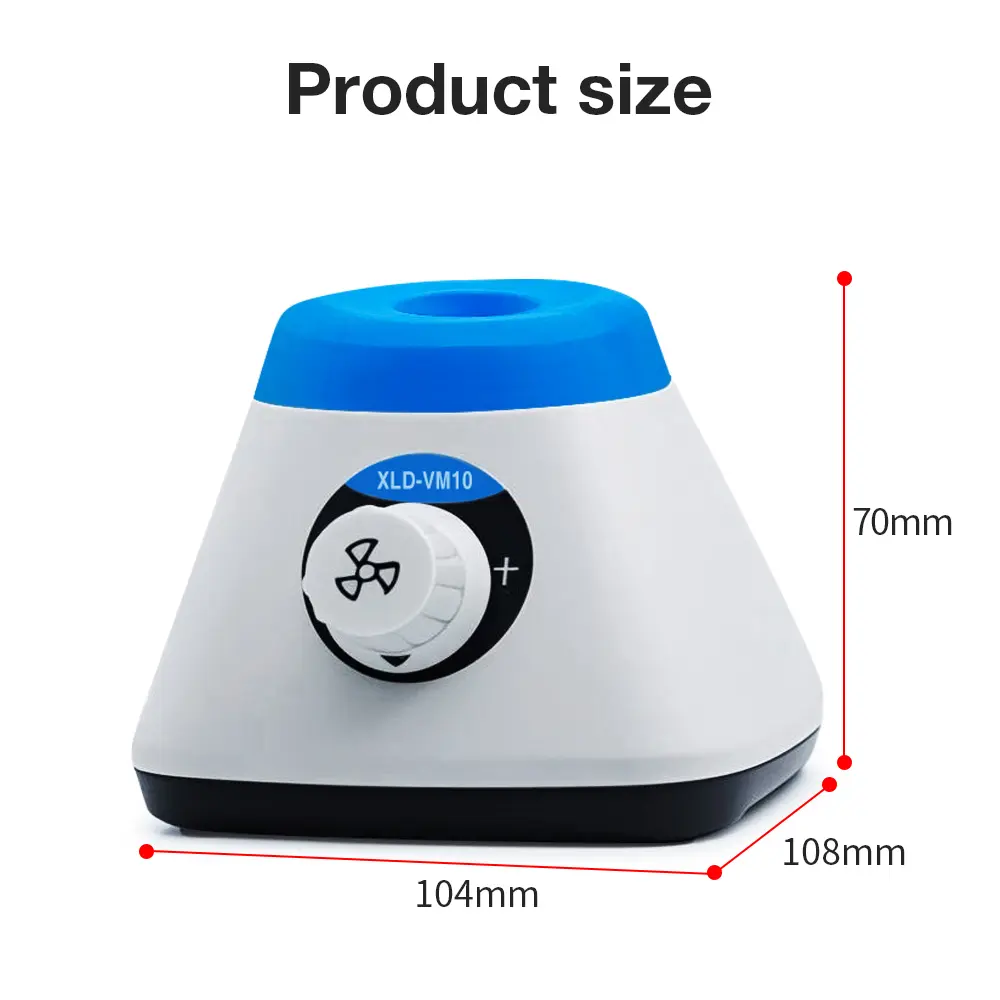 4500rpm 50mL Vortex Mixer Adjustable Speed Centrifugal Test Tube Oscillator Laboratory Tattoo Pigment Nail Polish Shaker Blender