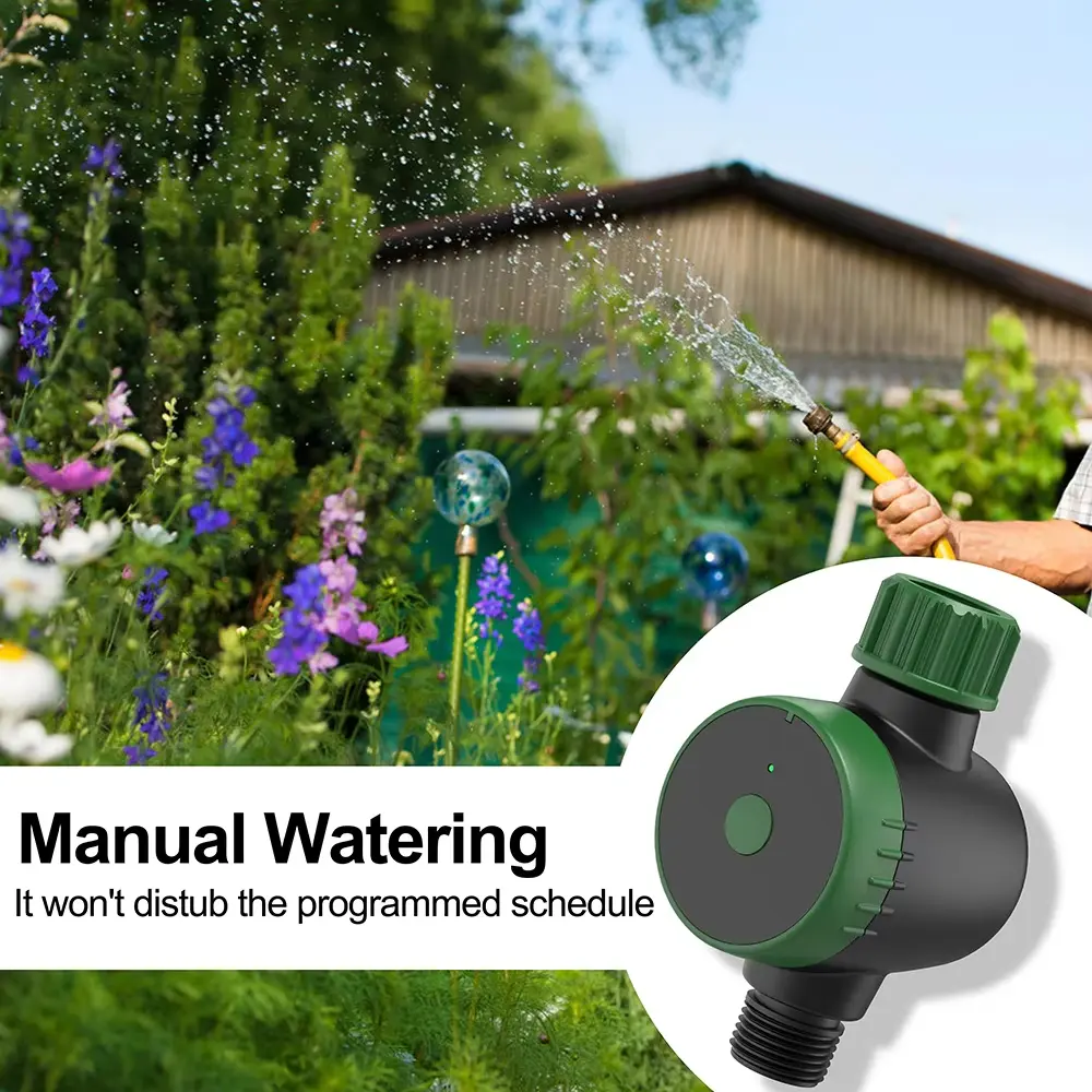 Tuya Smart Irrigation IP55 Waterproof Bluetooth/WIFI Automatic Water Timer Equipment Rain Delay Drip Irrigation Controller