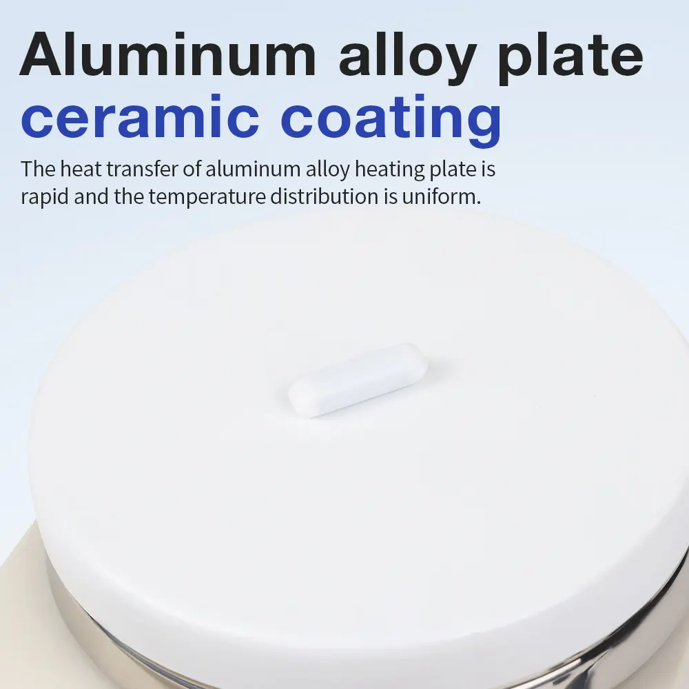 MS300 Heating Magnetic Stirrer Digital Display Thermostatic Stirrer Laboratory Hot Plate Heating Magnetic Mixer 1500RPM